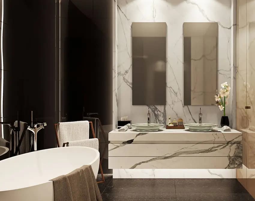 Connected Luxury Residences Bathroom